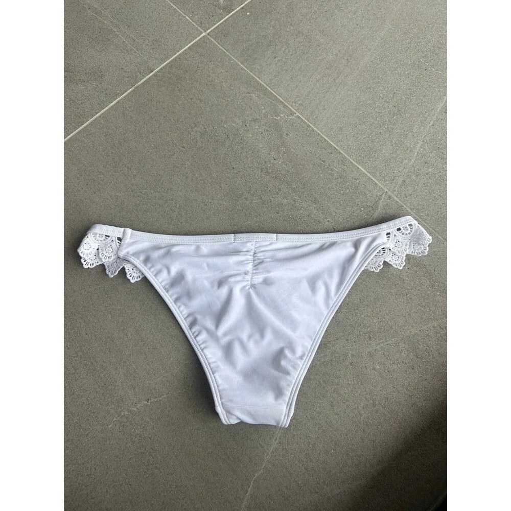 Kendall & Kylie White Bikini Bottom NWT Small - Picture 5 of 6